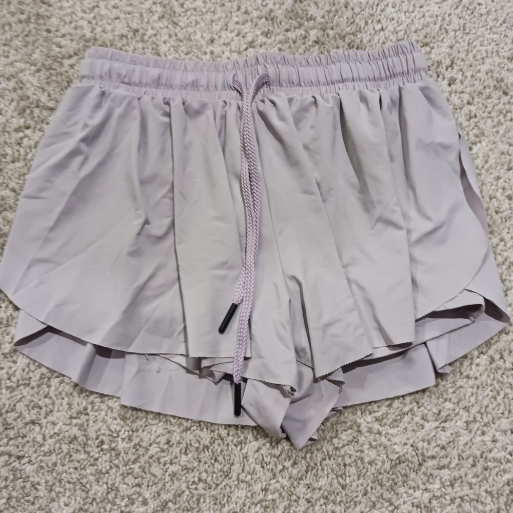 Women's Light Gray Shorts